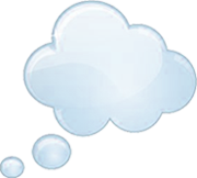 I'm thinking! Blaze is thinking about his favorite things